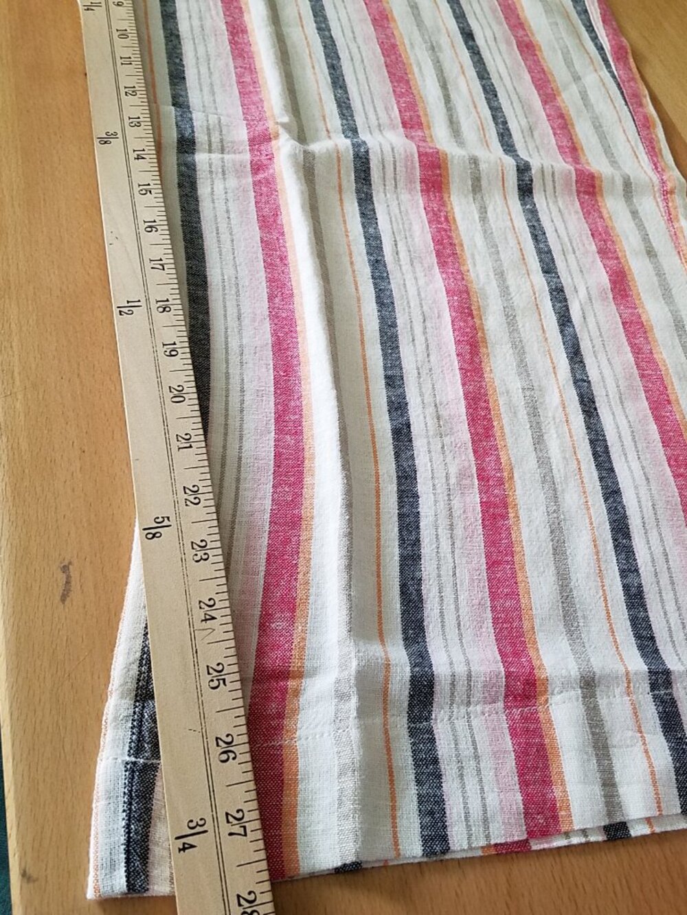 Rafaella Linen Blend Pants XL Star White (Striped) NWT Lightweight - Picture 8 of 14